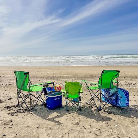 Steps From The Beach! Hottub, $1M Ocean View, Deck Waldport Dış mekan fotoğraf